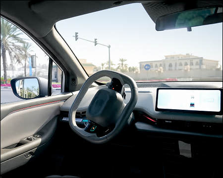 Fully autonomous driverless taxi launched in Dubai, UAE