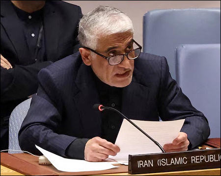 Amir-Saeid Iravani, Iran's Ambassador to the United Nations