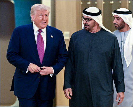 Donald Trump with Sheikh Mohamed bin Zayed Al Nahyan 2025