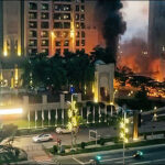 Iran strikes Palm Jumeirah Fairmont hotel Dubai UAE Feb 28, 2026