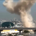Iranian drone hits Dubai airport UAE Mar 7, 2026