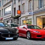 Luxury cars Ferrari Maserati