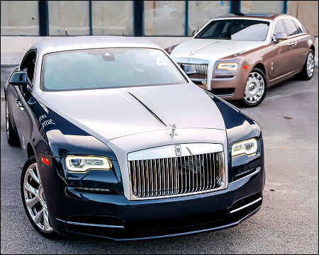 Luxury cars Rolls Royce