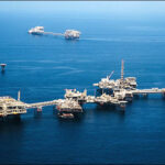 Offshore oil production in the UAE.