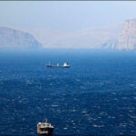 Ships Strait Hormuz Khasab Oman sea EPA