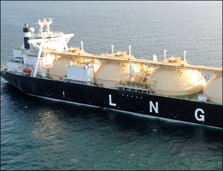 Adnoc LNG tanker ship