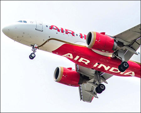 Air India airplane airline 2025