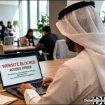 Arab Emirati man laptop access denied website blocked