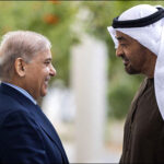 Muhammad Shehbaz Sharif with Mohamed bin Zayed Al Nahyan, 2025