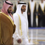 Sheikh Mohamed bin Zayed Al Nahyan with Mohammed bin Salman