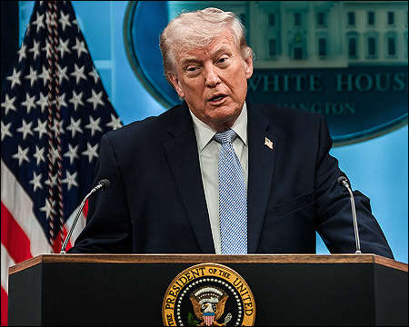 US president Donald Trump April 6, 2026