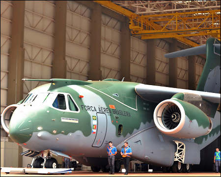 Brazilian Embraer C-390 military aircraft Oct 21 2014