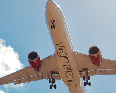 British Virgin Atlantic airline airplane aircraft