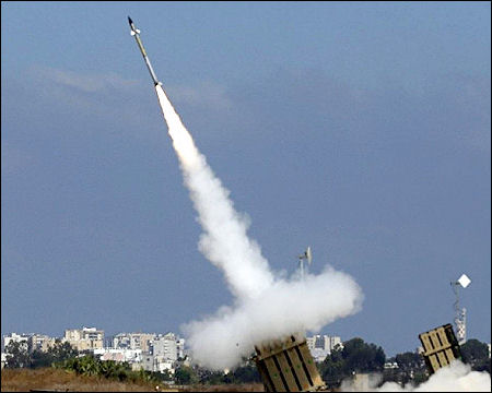 Israeli Iron Dome anti missile system July 9, 2014