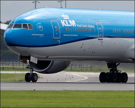 KLM Royal Dutch Airlines airplane aircraft
