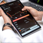 Stock crypto exchange char tablet