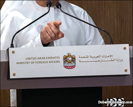 UAE Ministry of Foreign Affairs spokesperson 2026 Mofa DubaiDiplomacy com