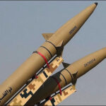 Iranian missile system Azadi Square Tehran Iran