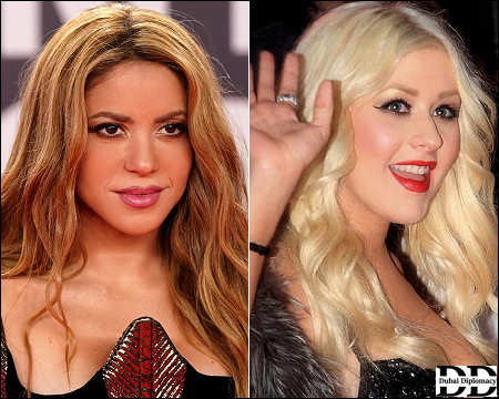 Shakira and Christina Aguilera