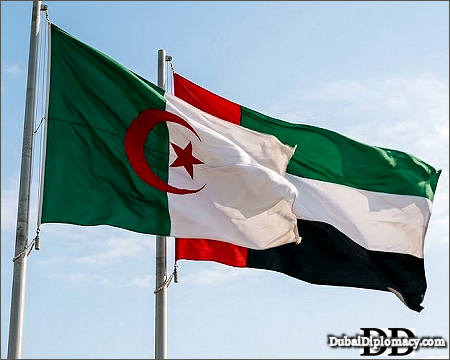 Algerian UAE flags 2026 DubaiDiplomacy.com