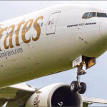 Emirates airline airways airplane aircraft Boeing 777-300