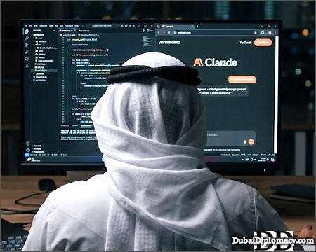 Emirati Arab man Claude AI 2026 DubaiDiplomacy.com