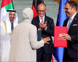 Friedrich Merz with Sheikh Mohamed bin Zayed MBZ Sep 10, 2026