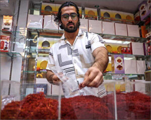 Iranian saffron seller shop Deira Dubai UAE Sep 2, 2026
