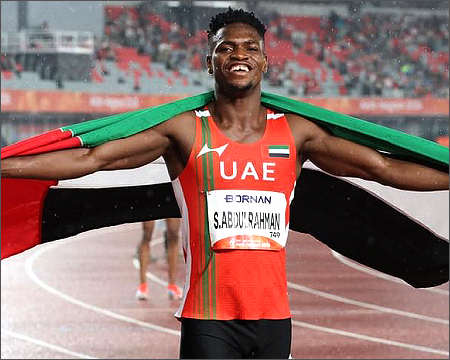 Sulaiman Abdulrahman wins 400m Silver for UAE at Asian Games in Aichi–Nagoya, Japan