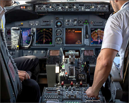 Airplane cockpit pilots aircraft 2025