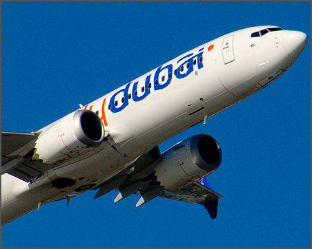 FlyDubai airline aircraft airplane UAE 2025